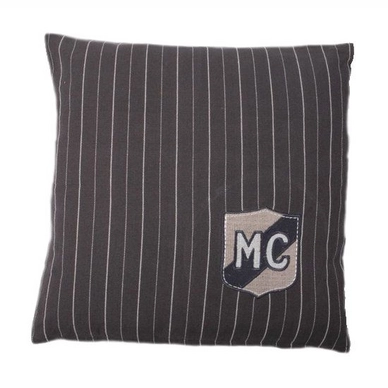 Coussin Décoratif In The Mood Mc Embleem Antracite (50 x 50 cm)