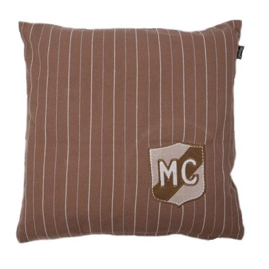 Coussin Décoratif In The Mood Mc Embleem Taupe (50 x 50 cm)