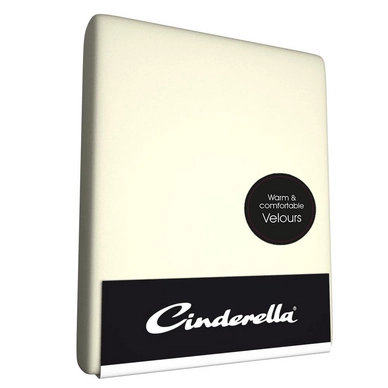 Drap-housse Cinderella Ivoire (Velours)