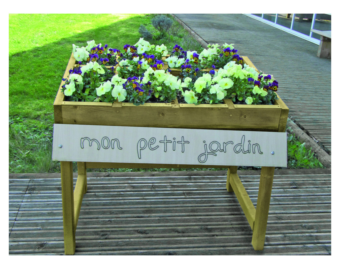 Jardinière bois Petit Jardin