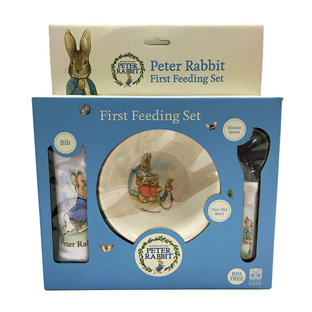 BEATRIX POTTER PETER LABBIT First Feeding Set