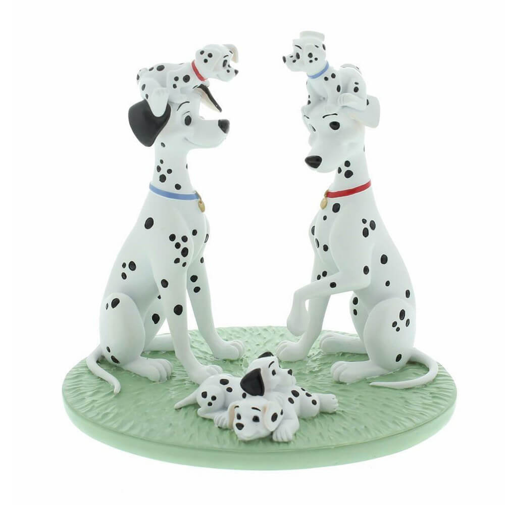 Disney 101 Dalmatiens une grande figurine de famille heureuse