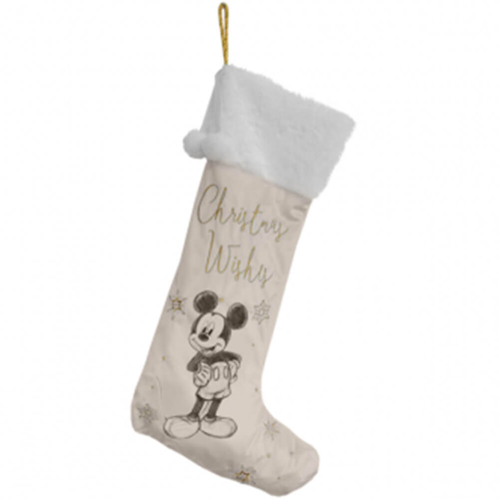 Disney Mickey Mouse Collectible Velvet Noël bas