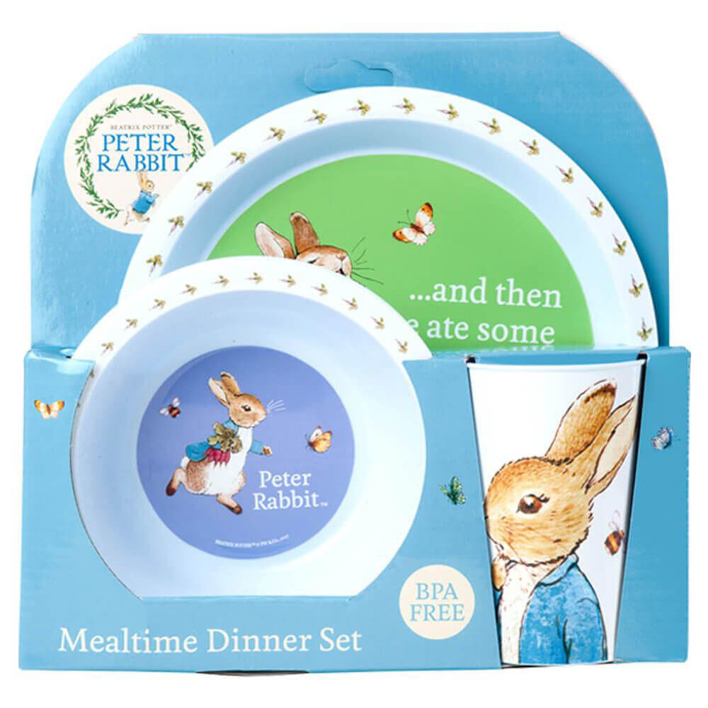 BEATRIX POTTER PETER RABBIT 3pc Dîner