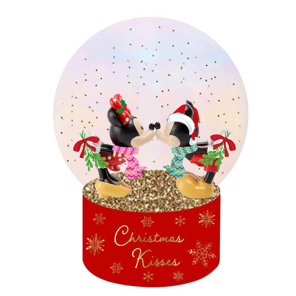 Disney Mickey Christmas Christmas Bisles Snowglobe