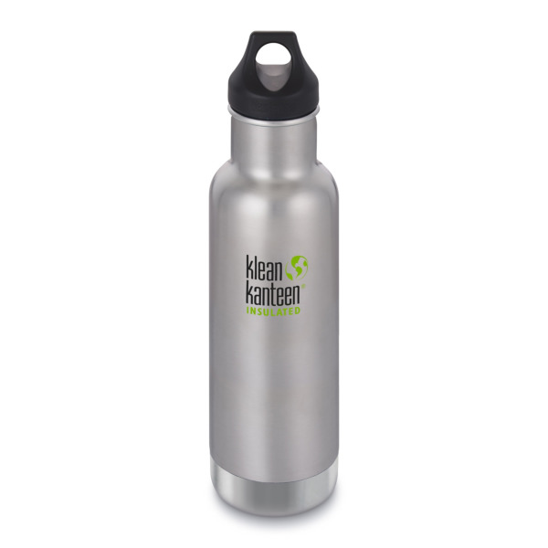 Klean Kanteen Classic Vacuum isolatiefles - brushed stainless - 592 ml
