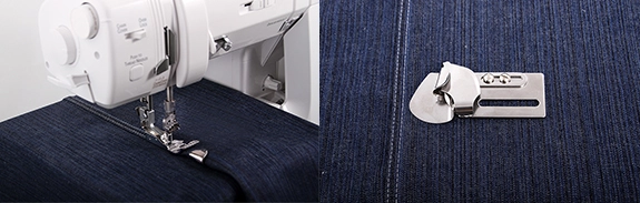 Guide ourleur pour couture rabattue machines combinées / Recouvreuses Baby Lock