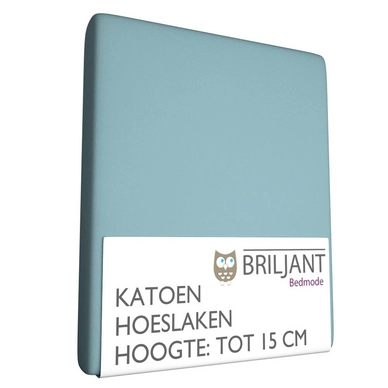 Drap-Housse Briljant Berceau Jade (Coton)