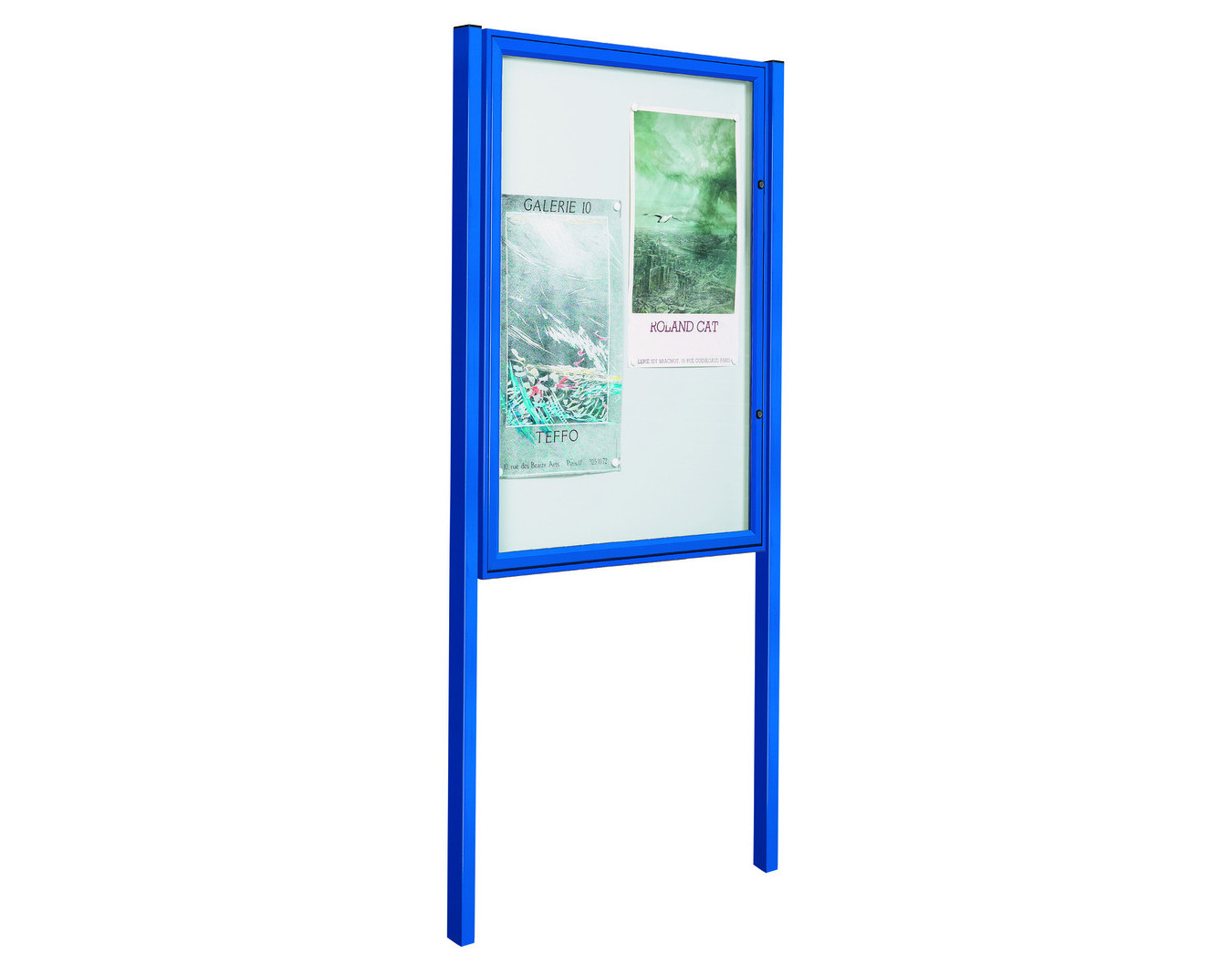 Kit poteau 40 x 60 mm pour vitrine