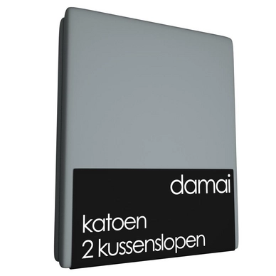 2 Taies d'Oreiller Damai Grey (Coton)