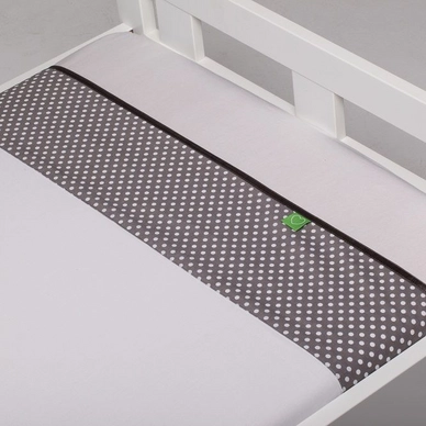 Drap Lit Bébé Briljant Bea Dots Taupe (Coton)