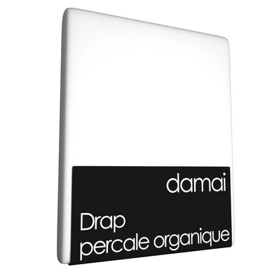Drap Damai Blanc (Percale Organique)