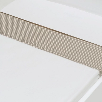 Drap Berceau Briljant Gabriel Checks Taupe (Coton)