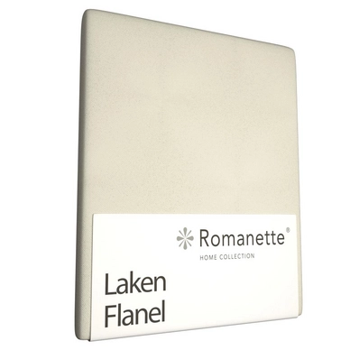 Drap Romanette Ivoire (Flanelle)