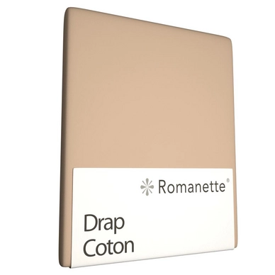 Drap Romanette Camel (Coton)