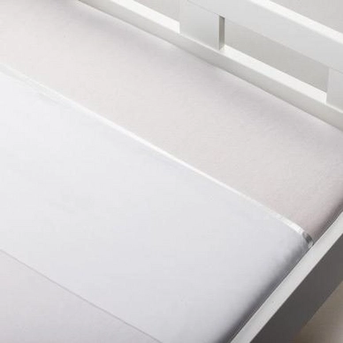 Drap Lit Bébé Briljant Biesband Blanc (Coton)