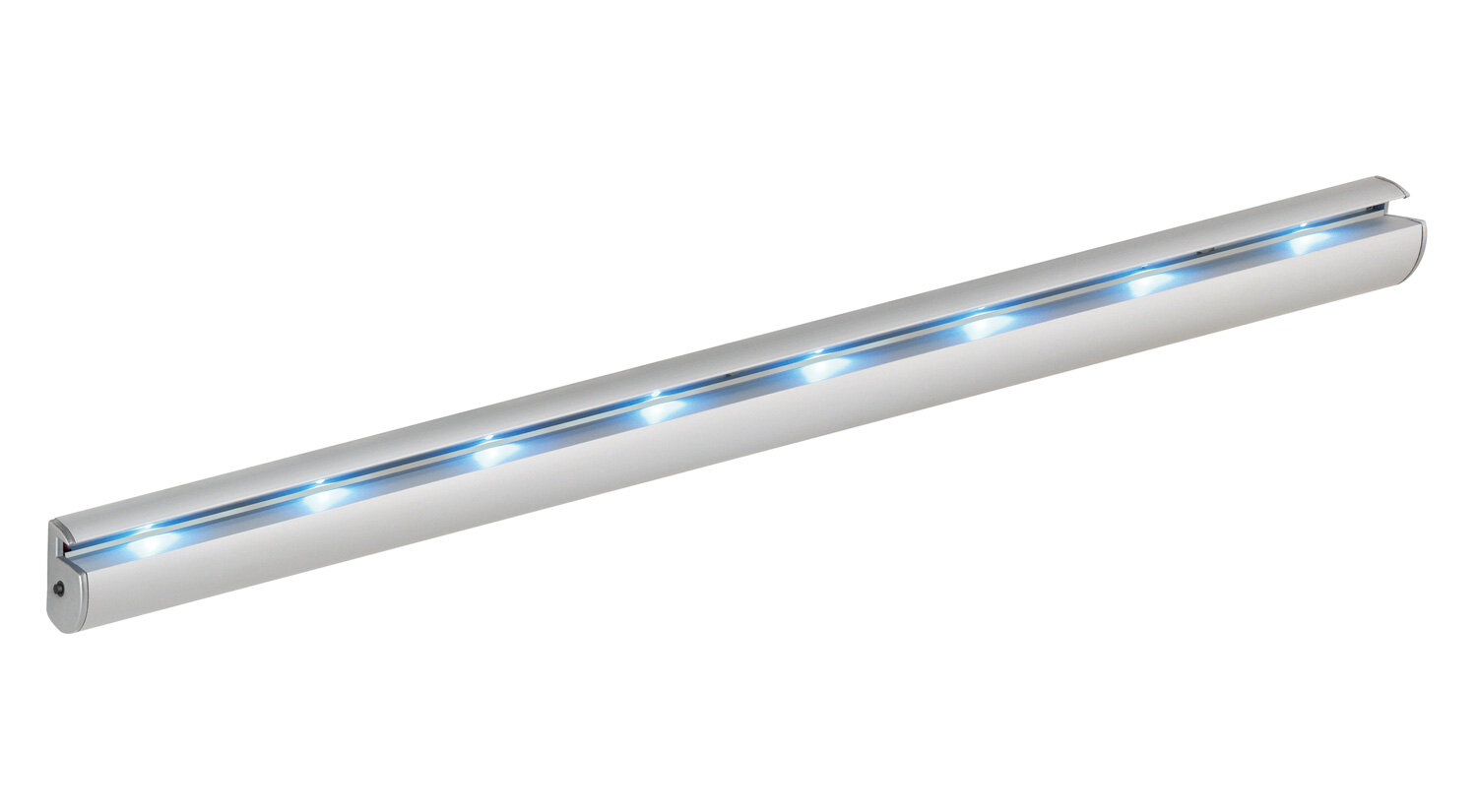 LED RAIL-8 Supports étagères verre | argenté