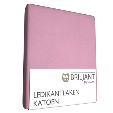 Drap Lit Bébé Briljant Rose (Coton)