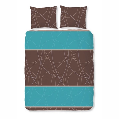 Parure de Lit Satin D'or Libretto Petrol Satin