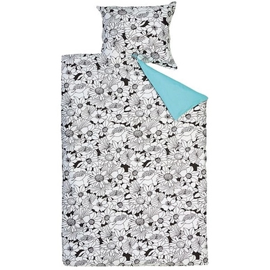 Housse de Couette Aquanova Lily Turquoise Coton