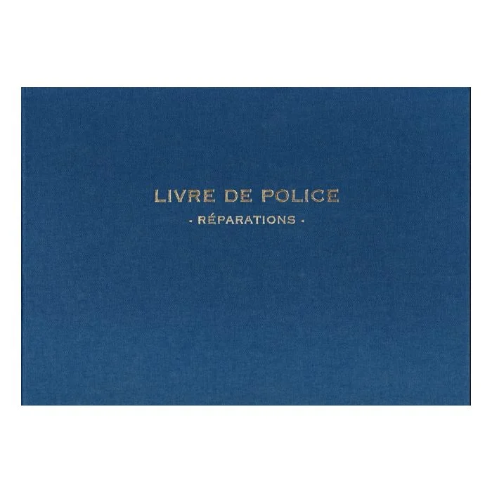Registre Bijoutier Réparateur - Livre de police Métaux précieux ELVE