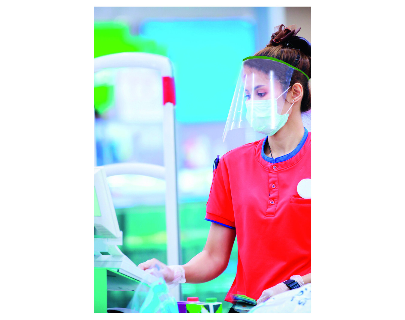 lot de 10 visières de protection