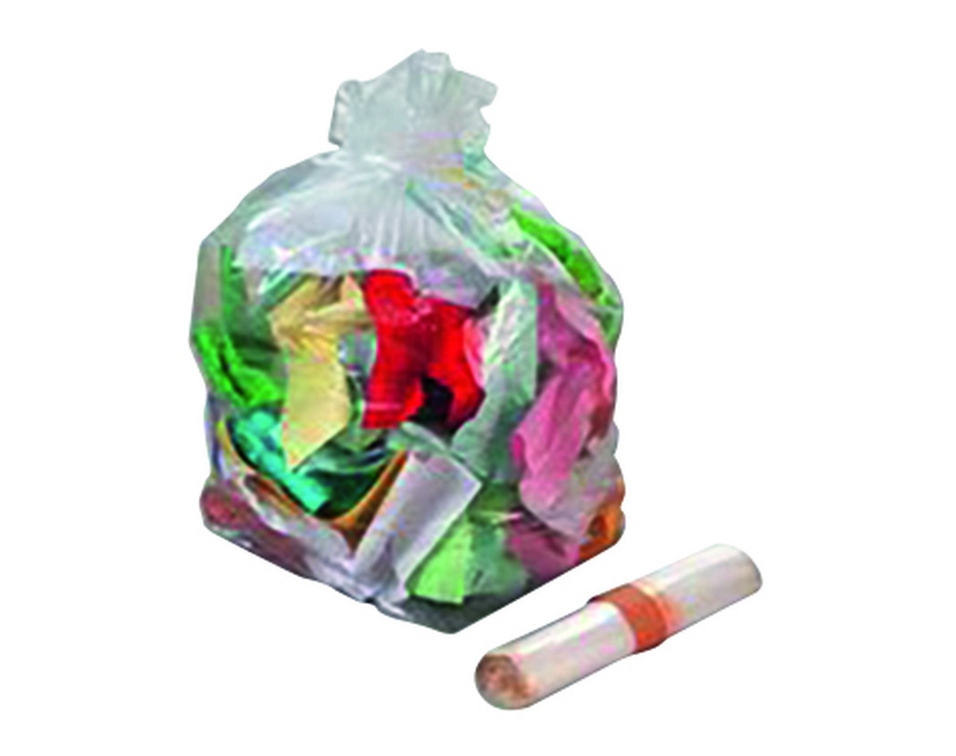 Lot de 100 sacs poubelle transparents 110 L
