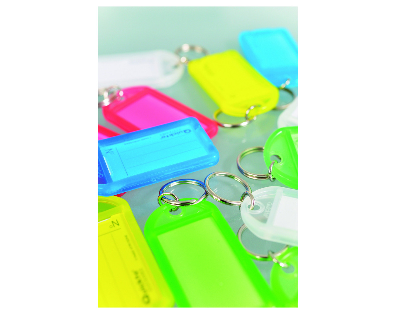 Lot de 25 portes-clés pour vitrine à clés Aludra