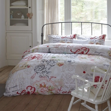 Parure de Lit Ariadne at Home Love Rose Multi Coton