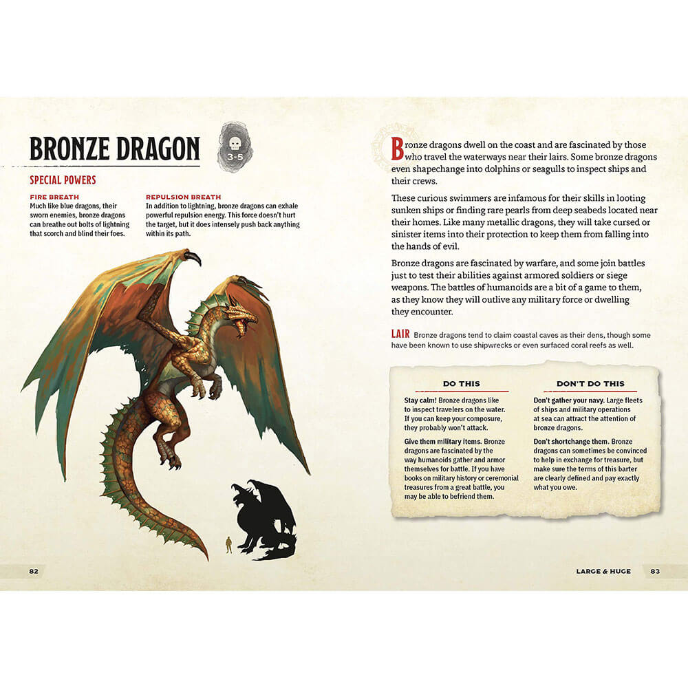 D&D Beasts & Behemoths Un jeune guide de RPG Guide des aventuriers