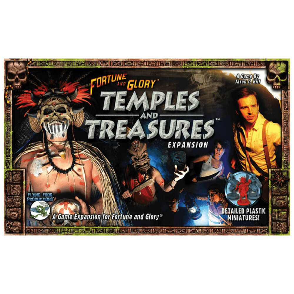 Fortune et Glory Temples and Treasures Board Game