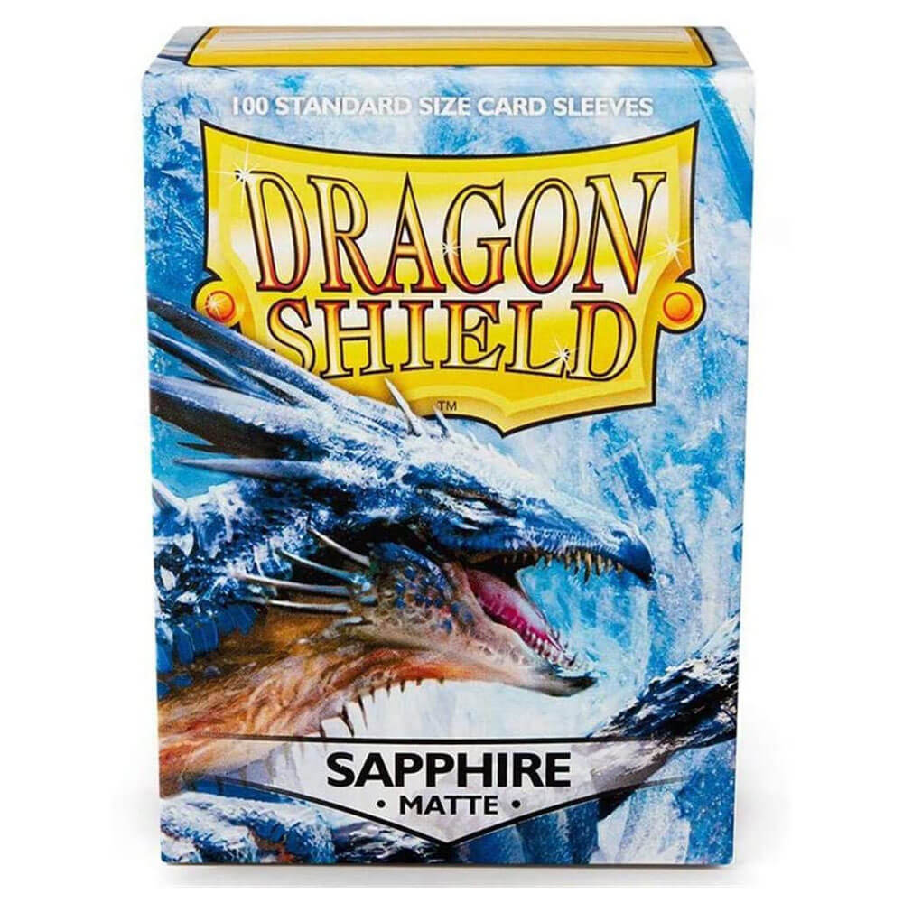 Dragon Shield Matte Sapphire Carte Sleeves Box de 100