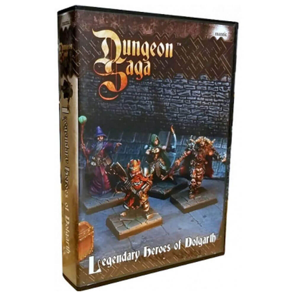 Dungeon Saga Heroes légendaires des miniatures Dolgarth