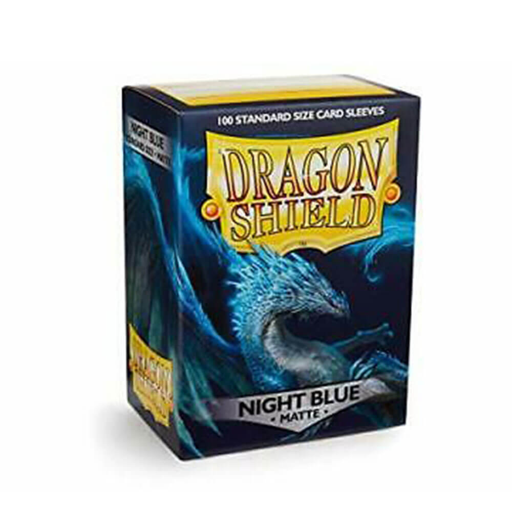 Dragon Shield Matte Night Blue Card Sleeves Box de 100