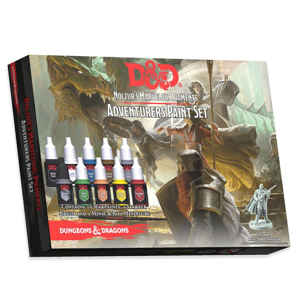 D&D Nolzurs Marvelous Pigments Adventurers Paint ensemble
