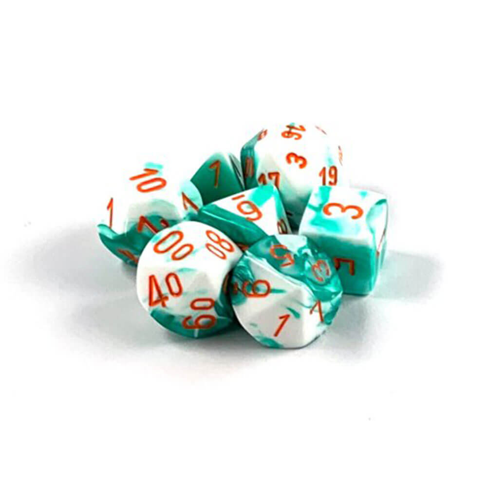 Chx 30020 Gemini Mint Green-White / Orange 7-DIE SET