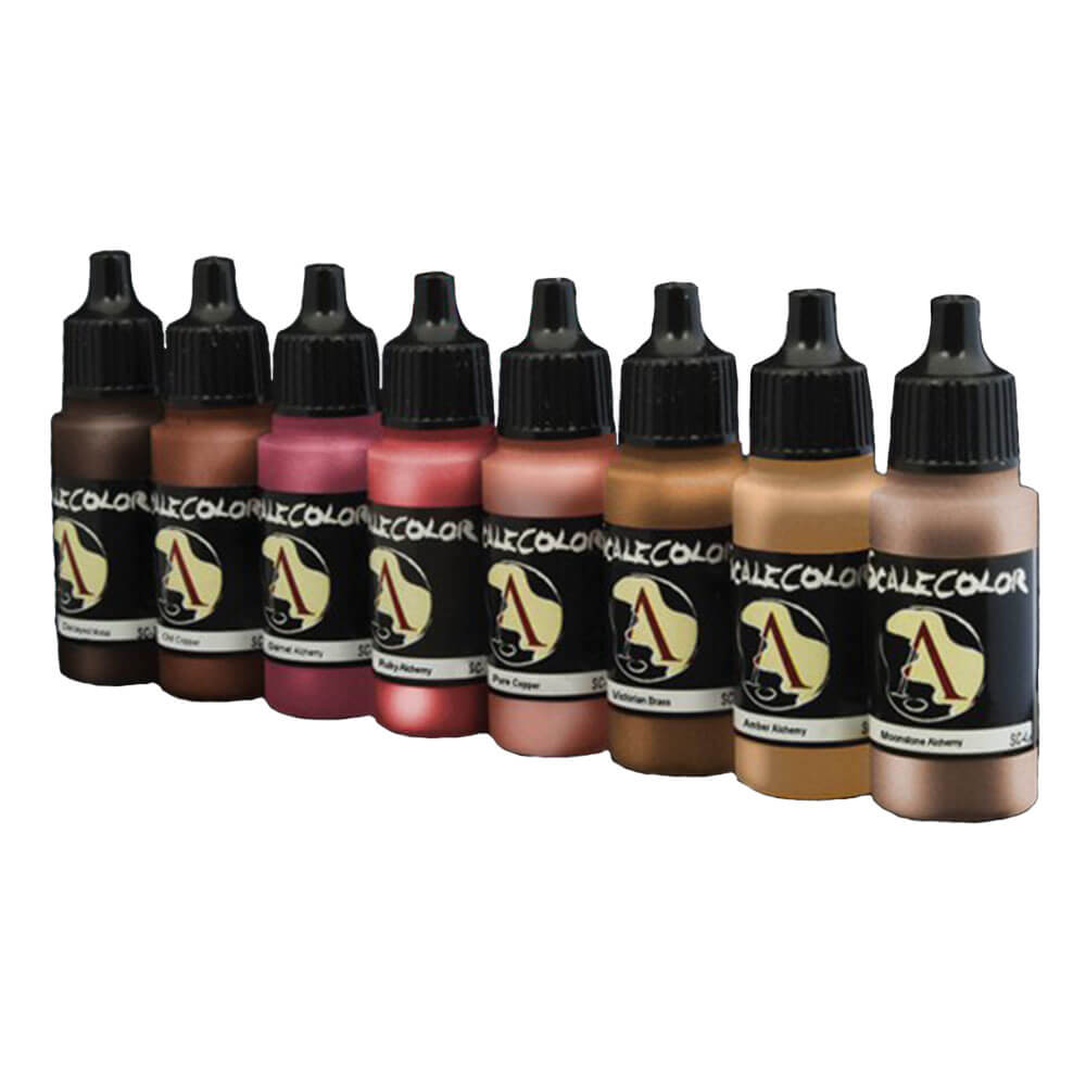 75 ScalColor Metal N 'Alchemy Copper Series Paint Set 17ml