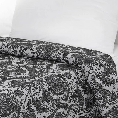 Couvre-lit Cevilit Lyon Noir/Gris