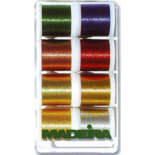 Boite de fils à broder Metallic Classic Madeira