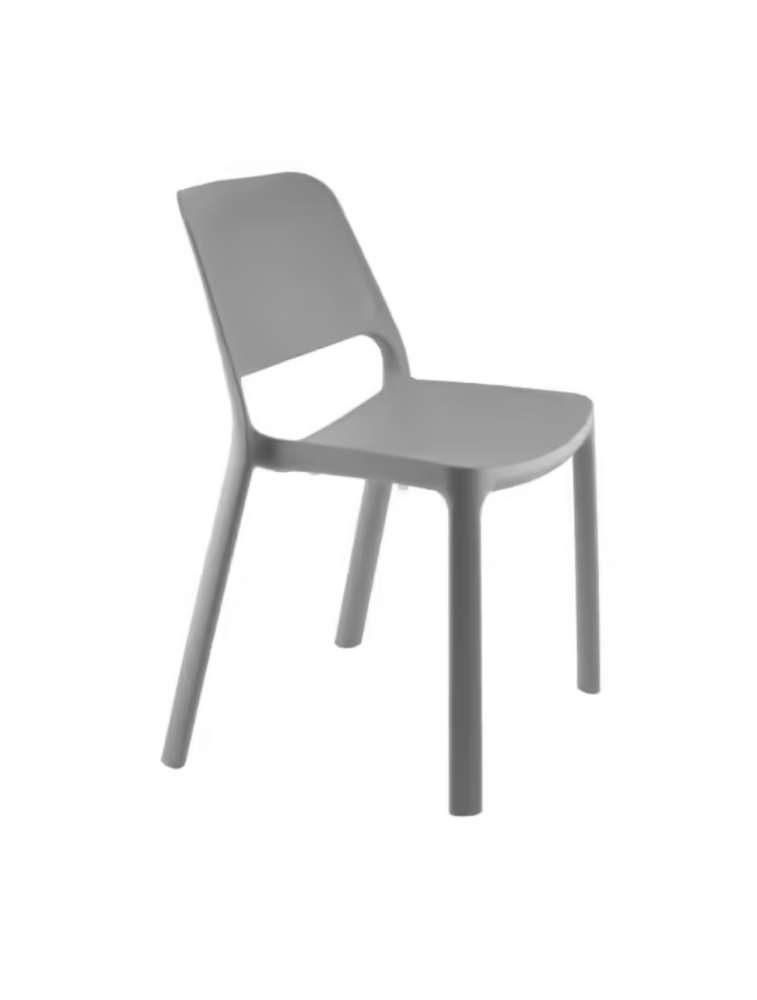 MAIKE | Chaise 4 pieds, polypropyléne 100% recyclé| Sokoa