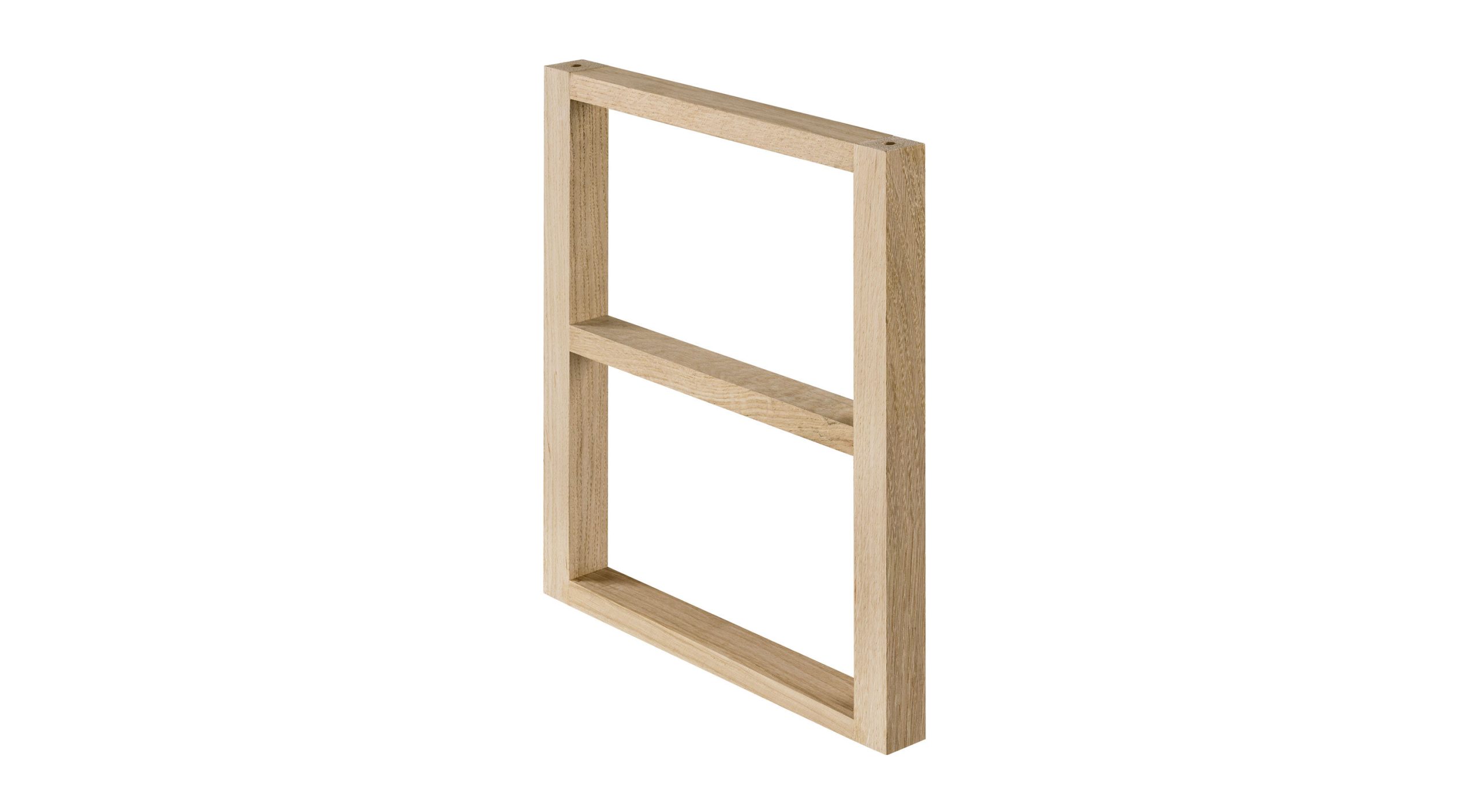 MAXX F-Cadre latéral en bois | 32,6x32,8x2,8 cm | frêne