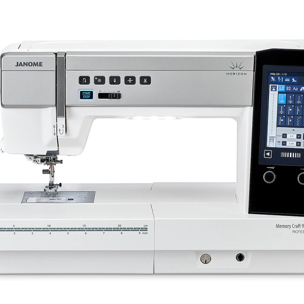 Machine à coudre JANOME Memory Craft Horizon 9480 QCP / ASR + set de couture n°1 offert