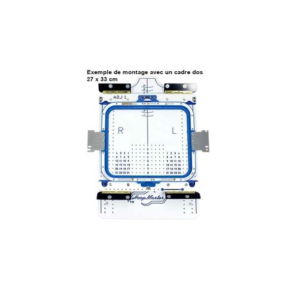 Adaptateur ajustable Dos pour station Médium ( 25 x 25 cm à 30 x 40cm)
