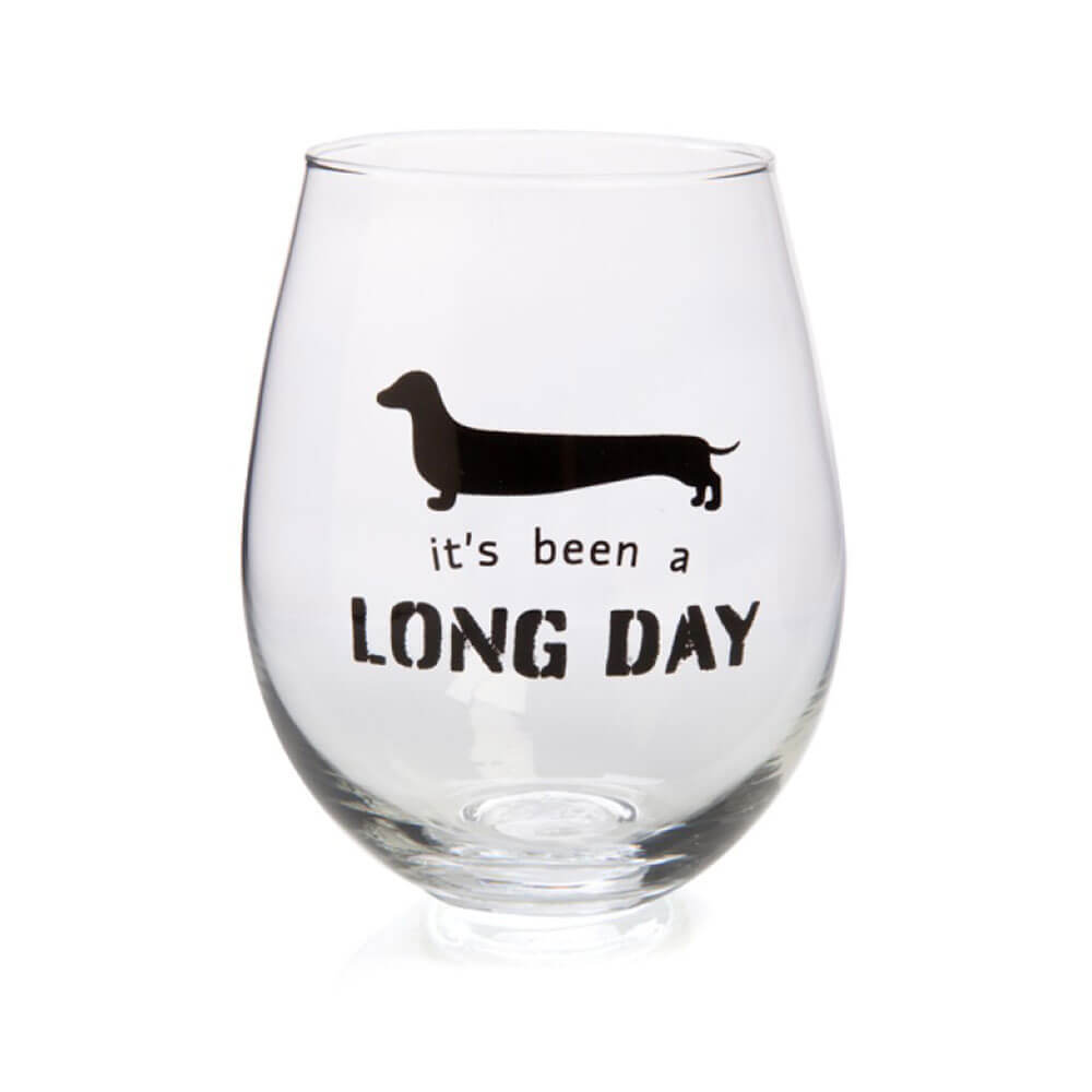 Verre de vin sans tige de teckel