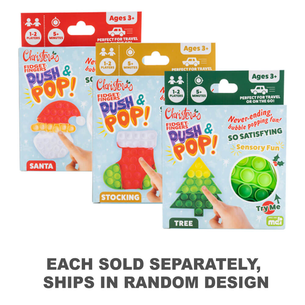 Push de Noël et pop fidget