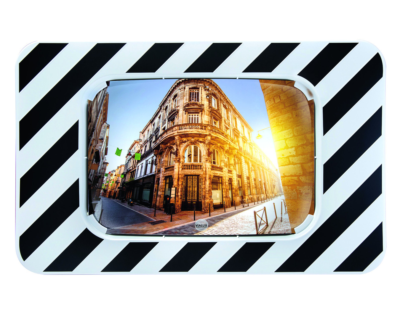 Miroir agglomération rond et rectangulaire