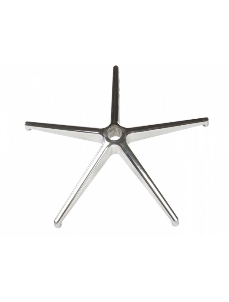 Option piétement aluminium poli Réf. 9960