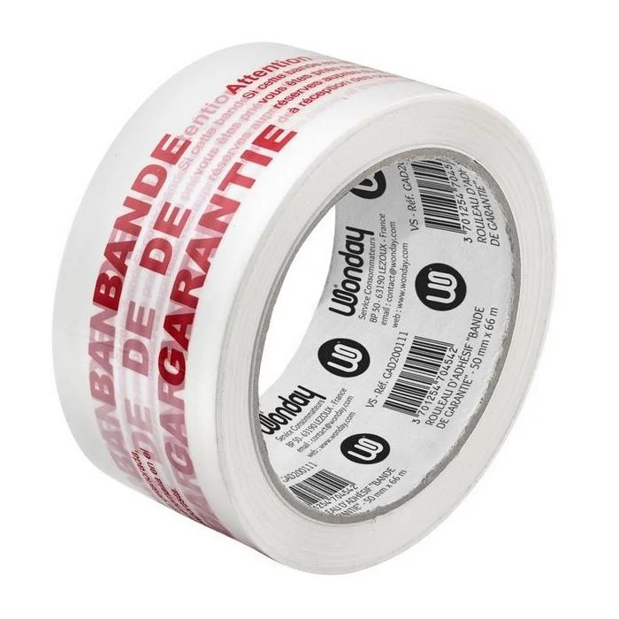 Ruban adhésif - Bande de garantie WONDAY