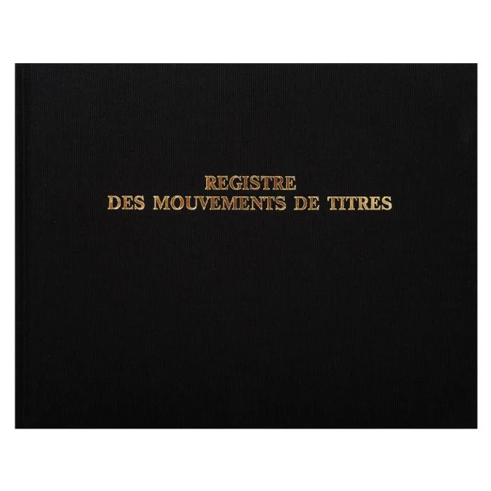 Registre Mouvements de Titres EXACOMPTA 91E