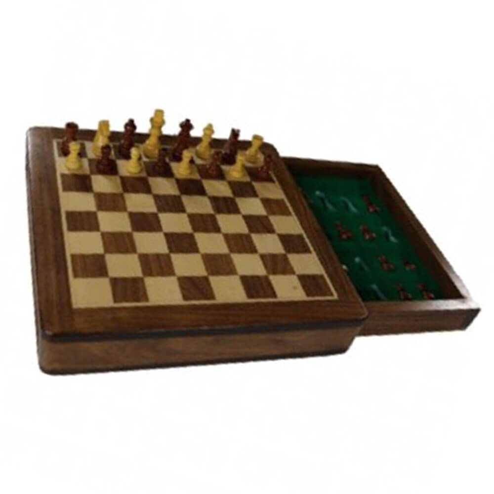 Ensemble d'échecs avec panneau magnétique et tiroir de Hawkley ACASIA
